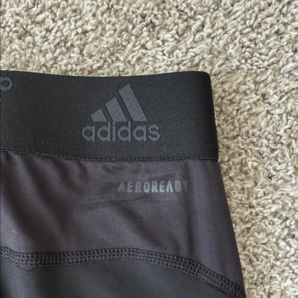 Adidas Mens Techfit Black compression pants - Picture 3 of 4